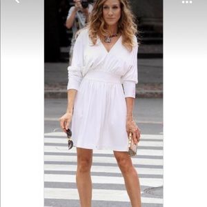 White halston heritage dress